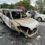 Motorista de SP que teve perda total de carro após pegar fogo na Anchieta faz campanha solidária