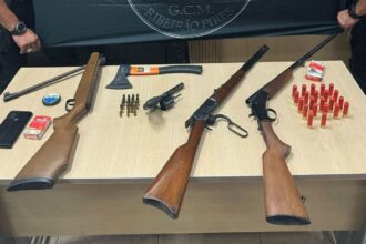 GCM e Polícia Civil prendem homem por violência doméstica e porte ilegal em Ribeirão Pires