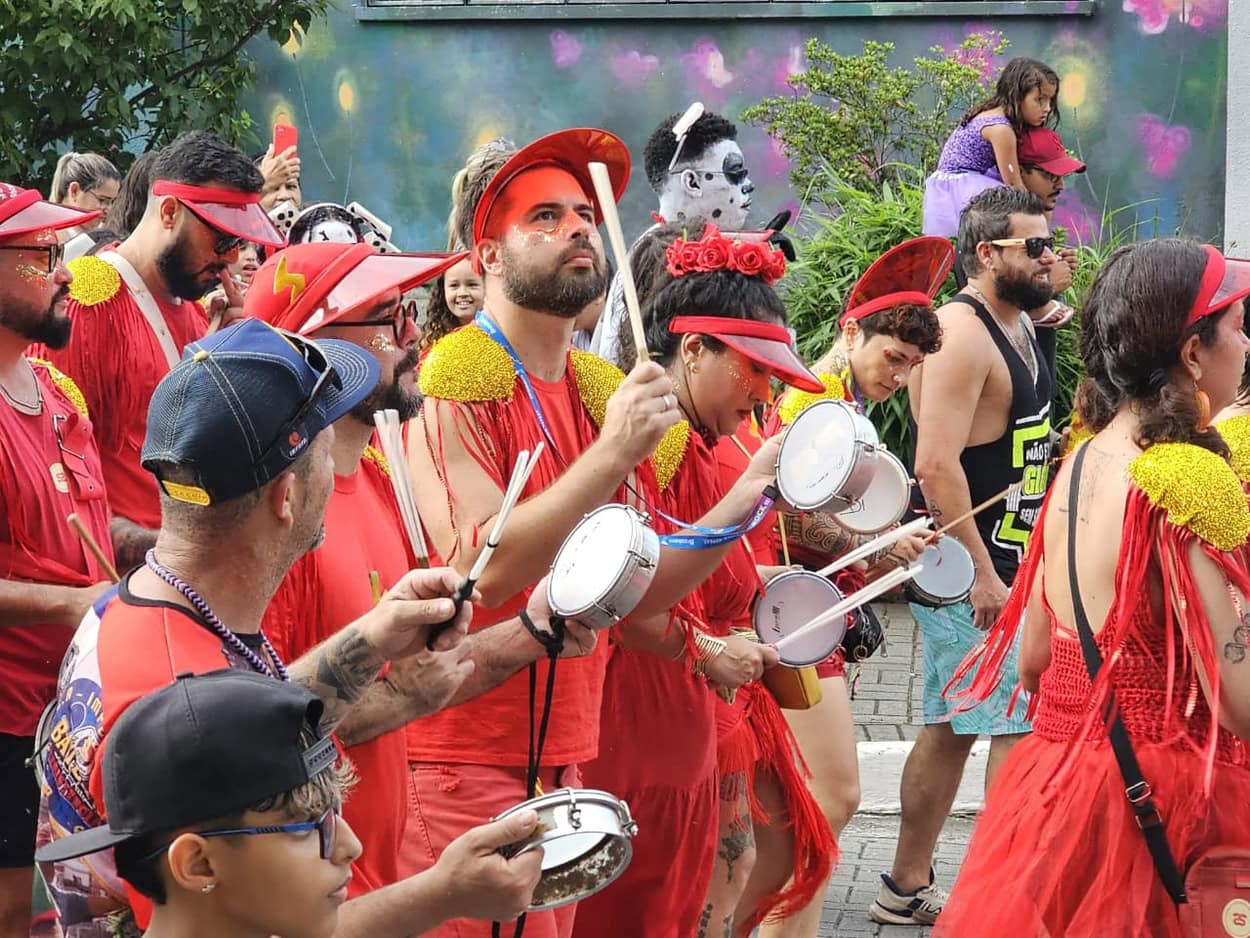 A folia continua na próxima terça-feira com o Bloco Maracatosco Foto: Fellipe Cruz PMETRP