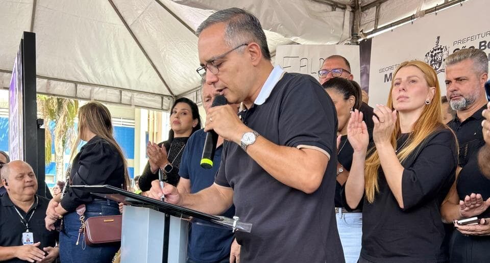 prefeito Marcelo Lima anunciou um pacote de leis municipais com foco no enfrentamento à violência contra a mulher em São Bernardo.