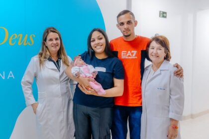 Ísis Manuelly, nascida com 440 gramas, recebe alta após 4 meses no Hospital da Mulher em SBC