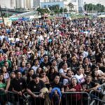 Matheus Goulart e PG animam público em dia de louvor na Esplanada do Paço