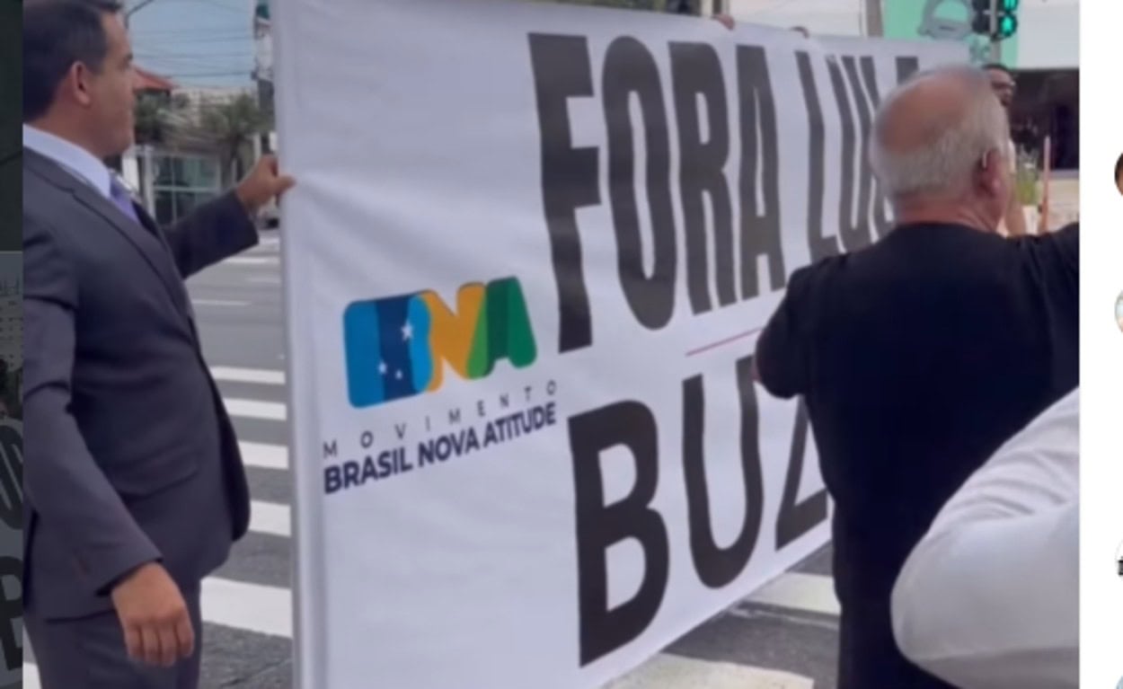 Vereador Watanabe promove “buzinaço” contra Lula no Centro de São Bernardo