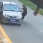 Barbeiro herói pula em carro em movimento e salva crianças em Contagem