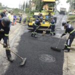 Santo André leva 9 mil metros quadrados de asfalto novo ao Jardim Riviera