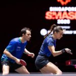 Dupla de São Caetano, Hugo Calderano e Bruna Takahashi são campeões do Singapura Smash de Tênis de Mesa