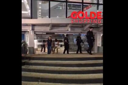 Feminicídio no shopping: Veja momento em que policiais de São Bernardo deixam local