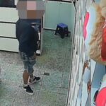 Câmera de segurança flagra furto em perfumaria dentro de supermercado no Taboão