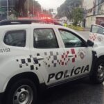 Corpo de Bombeiros e agentes de trânsito isolaram a área onde houve vazamento de gás na avenida Prestes Maia, em São Bernardo