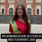 São Bernardo recebe seletivas do Miss Teen Infantil 2026