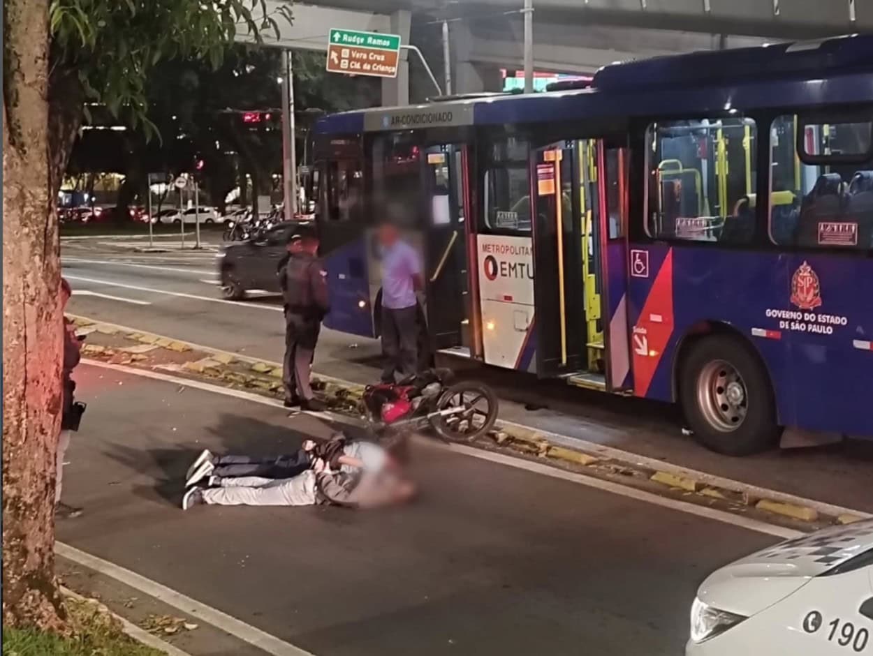 Perseguição policial termina com colisão e dois detidos no Centro de São Bernardo