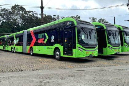 BRT-ABC: Primeiros ônibus elétricos de 21 metros chegam a São Bernardo