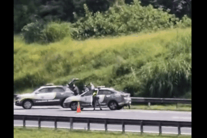 Garupa de moto morre em acidente na Rodovia dos Imigrantes, em Diadema