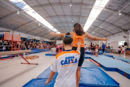 São Bernardo abre temporada 2026 da Ginástica Artística com evento para mais de 200 crianças