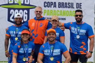 Equipe de paracanoagem de São Bernardo abre temporada 2026 com dez medalhas na Copa Brasil