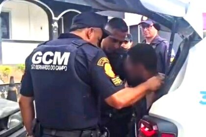 Em São Bernardo, GCM persegue e prende homem que agrediu mulher em via pública no Batistini