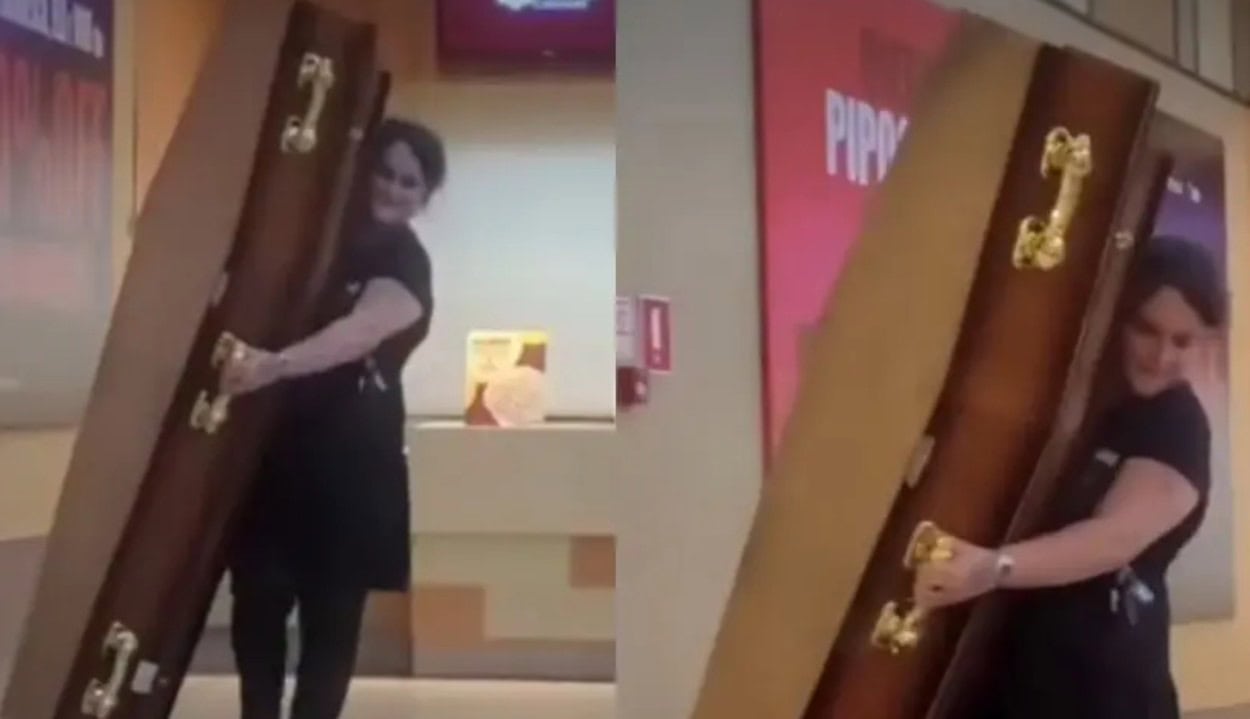 Jovem leva caixão para encher de pipoca em shopping de Santo André e viraliza