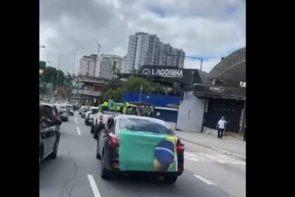 Carreata em São Bernardo integrou atos nacionais bolsonaristas neste domingo