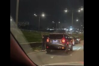 Engavetamento com seis veículos trava o trânsito na Via Anchieta, em São Bernardo