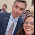 Nina Braga protocola projeto para conceder título de cidadão a Flávio Bolsonaro em São Bernardo