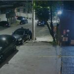 Veículo é furtado em São Bernardo e vídeo mostra criminoso quebrando vidro.