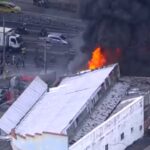Incêndio atinge fábrica de plástico bolha em Santo André