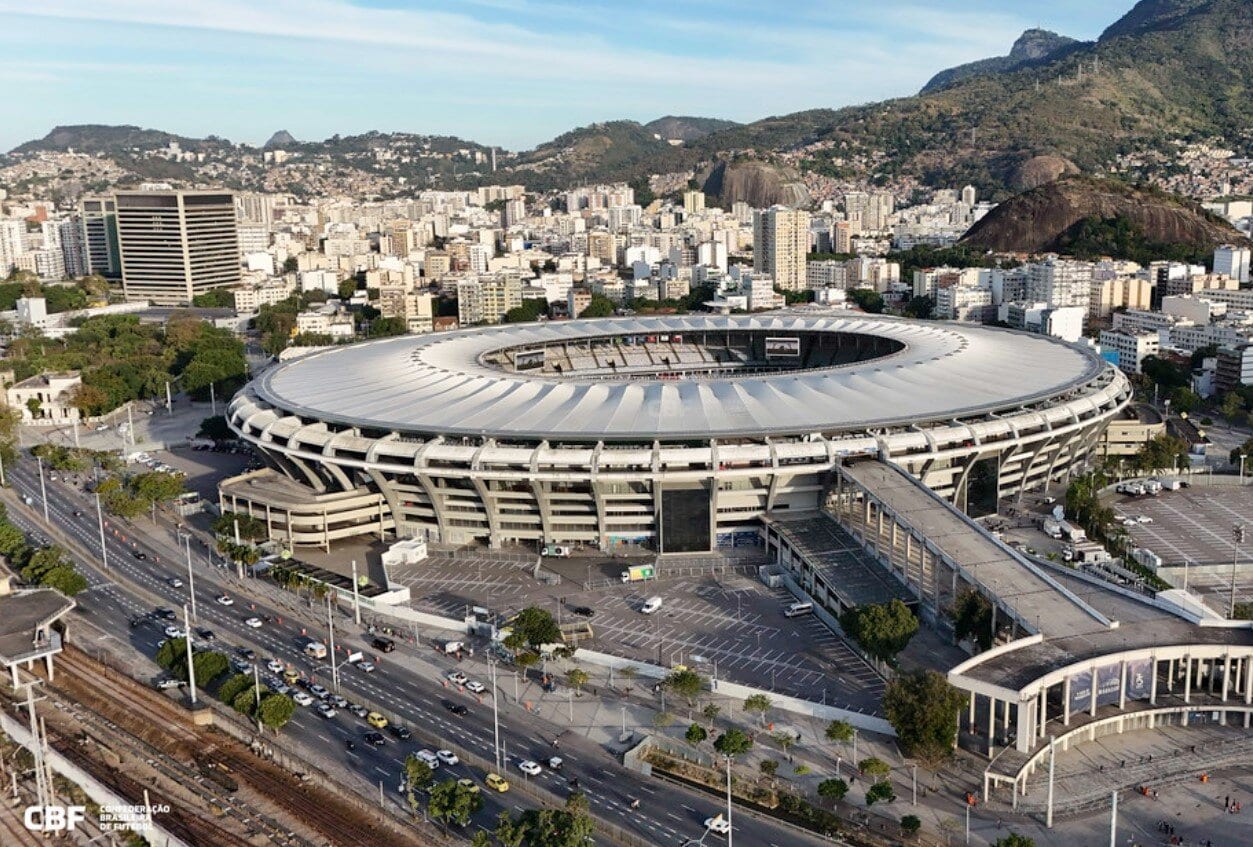CBF Seleção Maracanã Brasil projeto de lei estadios