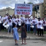 Justiça por Gabrielle. uma vida não vale 50 reais”: familiares e amigos realizam ato no Jardim Silvina