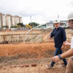 Piscinão no Bairro Fundação, em São Caetano, registra avanços e chega a 70% de obras executadas