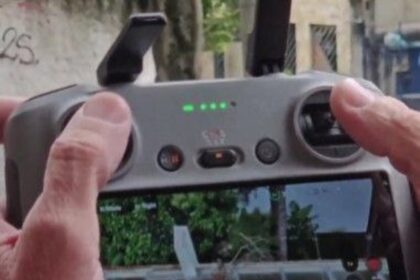 Equipe de drones do Smart Sanca apoia Defesa Civil em ocorrência no Terminal José Montilha, no Bairro Nova Gerty