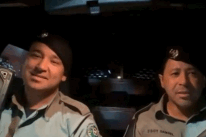 De farda e no tom: Policiais de Goiás viralizam com cantoria sertaneja em viatura