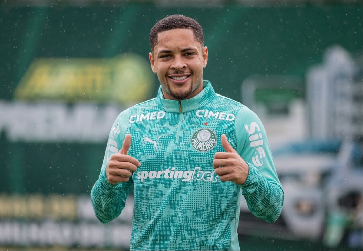 Palmeiras Vitor Roque escalação