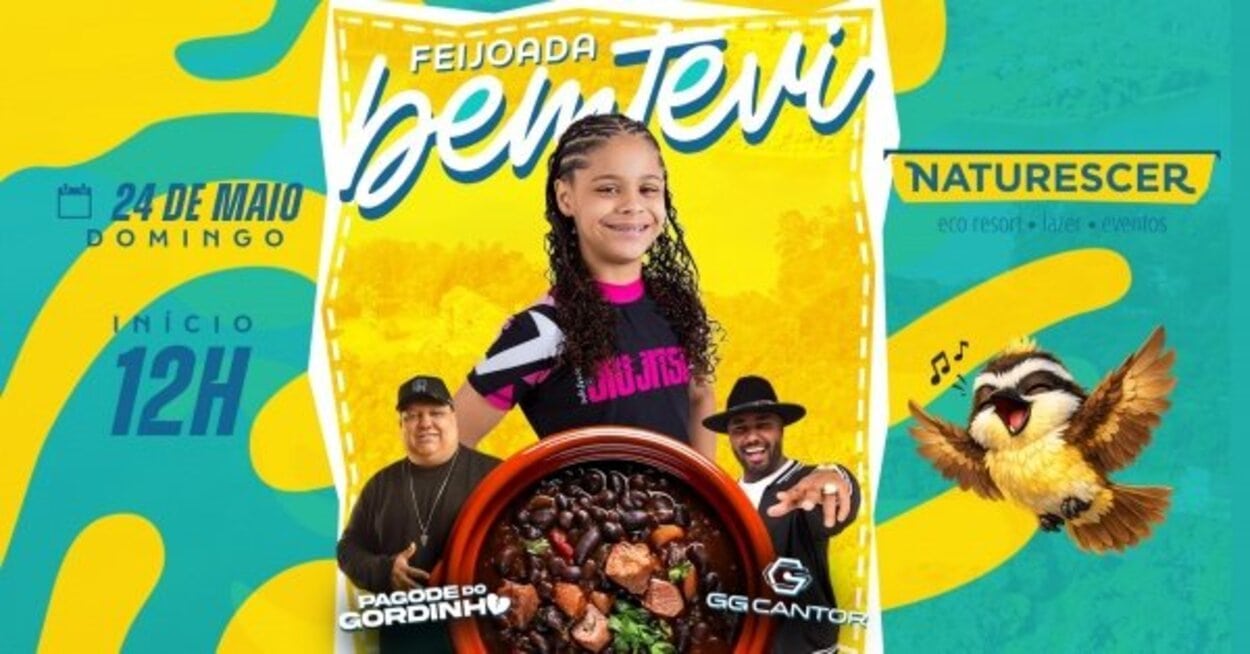 Atleta Mirim de São Bernardo, Rebeca Bem-Te-Vi promove feijoada solidária para ajudar a competir fora do país