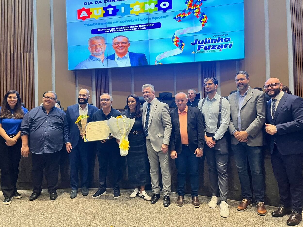 S.Bernardo celebra Dia da Conscientização do Autismo com homenagem ao prefeito e reforço em políticas inclusivas