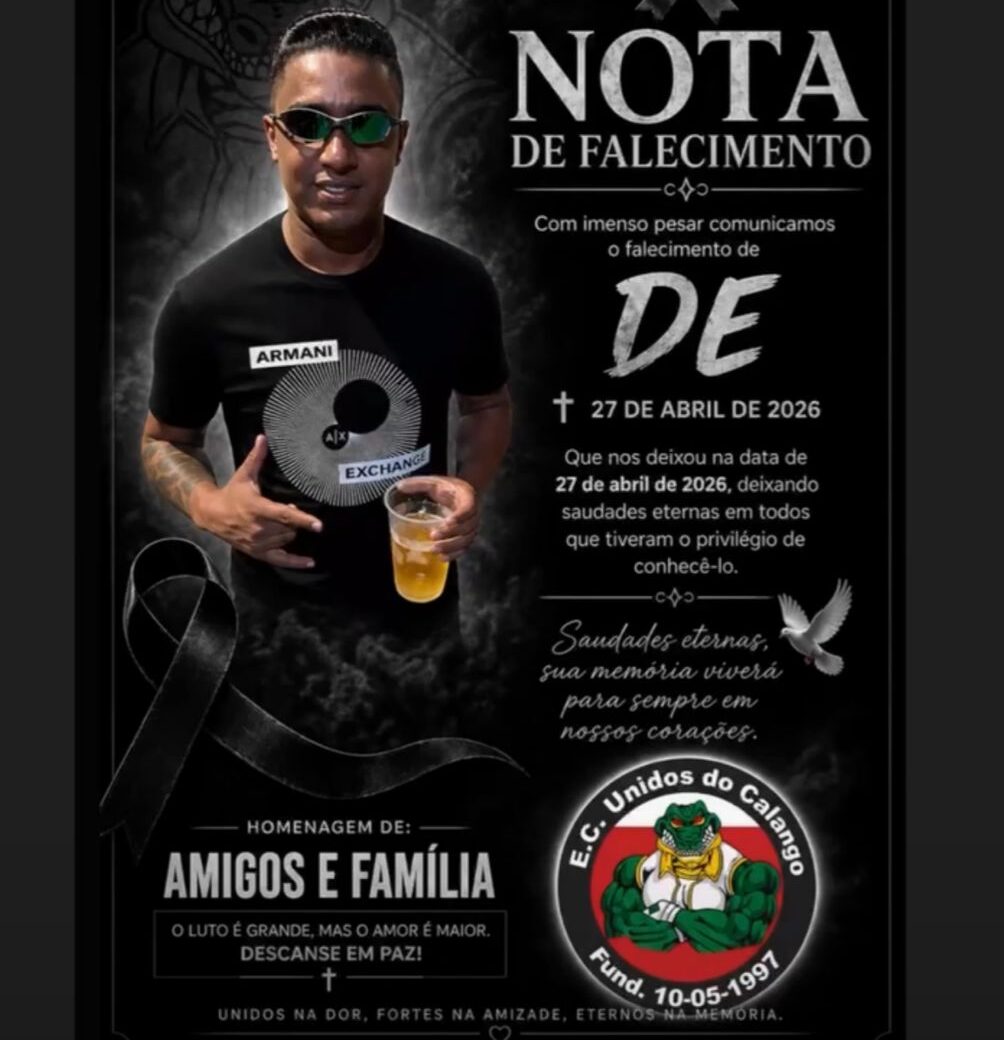 falecimento  gerou forte comoção entre amigos e membros da comunidade esportiva local. O E.C. Unidos do Calango