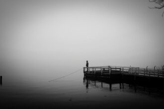 Imagem de neblina em pier do Riacho Grande vence concurso fotográfico “SBC que você vê”