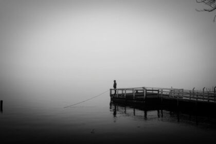Imagem de neblina em pier do Riacho Grande vence concurso fotográfico “SBC que você vê”
