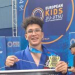 Morador de São Bernardo, Andrew Silva do Carmo conquista bronze no Campeonato Europeu Sub-15 de Jiu-Jitsu na Irlanda