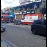 Mulher é atropelada por moto na Avenida Barreto de Menezes em São Bernardo