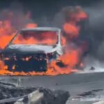 Explosão de caminhão-tanque deixa mortos e interdita a Via Dutra