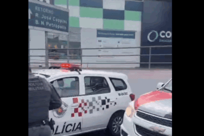 Tentativa de furto a farmácia mobiliza polícia e interdita trecho da Rua Tiradentes, em SBC