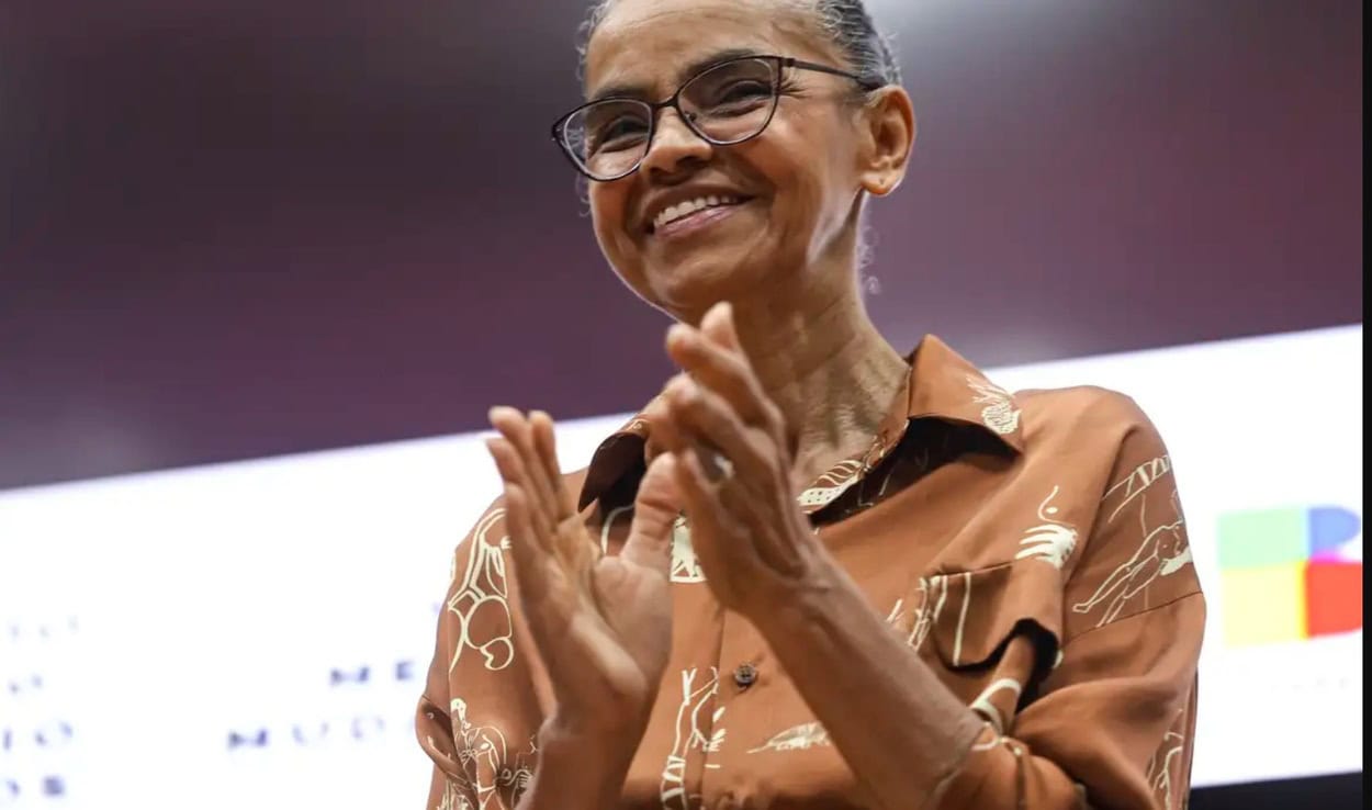 Marina Silva, que comandava o Ministério do Meio Ambiente e Mudança do Clima