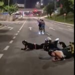 Grupo de patinadores vira sensação na web após registro de queda em avenida de São Bernardo