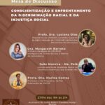 Universidade Metodista promove mesa de discussão sobre Conscientização e enfrentamento da discriminação racial e injustiça social