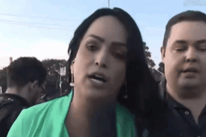 Repórter do SBT diz ter sido hostilizada por seguranças de MC Ryan após decreto de prisão