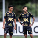 Santos Robinho e Neymar