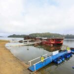 Prainha do Riacho Grande recebe R$ 28 milhões para obras e Tarcísio prevê triplicar número de turistas