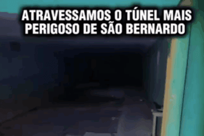Túnel na Via Anchieta repercute na internet após vídeo de influenciador de São Bernardo