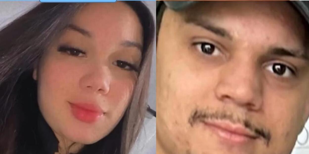 vítima é Gabriella Vitória Souza Mendes e o agressor é seu marido Jean Santos Silva, de 23 anos.
