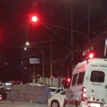 Viatura da Polícia Militar e carro de passeio colidem na Avenida das Nações Unidas
